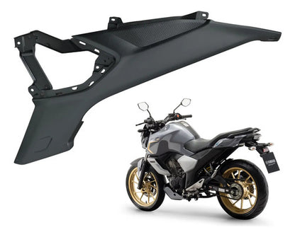 Tampa Lateral Esquerda Yamaha Fazer Fz15 150 2023 em diante Preto