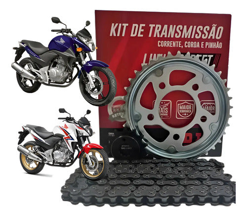 Kit Relação DID Premium com Retentor Honda Cb 300r 2009 em diante 520VX 110L 37/13T