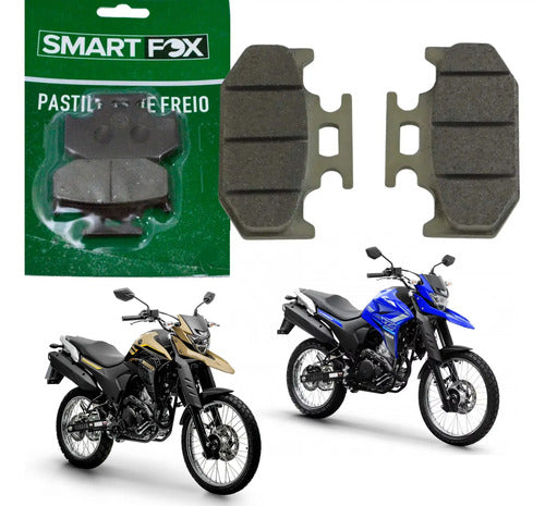 Pastilha de Freio Traseira Smartfox Yamaha Crosser 150 Fazer Fz25 Lander 250