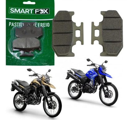 Pastilha de Freio Traseira Smartfox Yamaha Crosser 150 Fazer Fz25 Lander 250