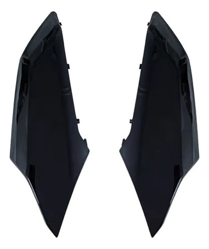Par de Guias de Ar Abas do Tanque Superiores Paramotos Yamaha Fazer Fz25 250 Preto