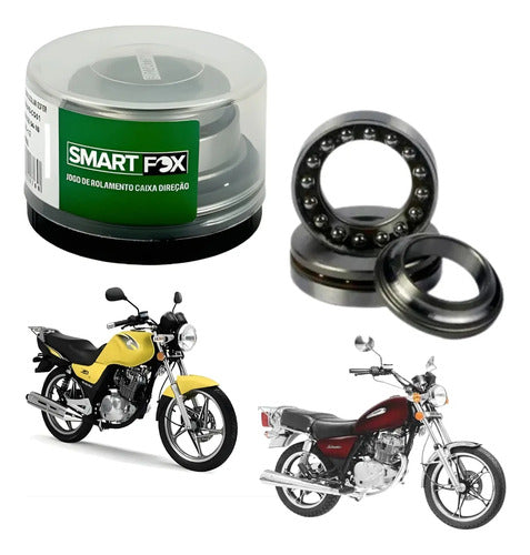 Caixa de Direção com Colar de Esferas Smartfox Suzuki Yes Intruder 125