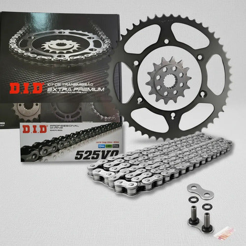 Kit Relação DID Premium com Retentor BMW F 650 Gs 800 Gs 520VO 112L 47/16T