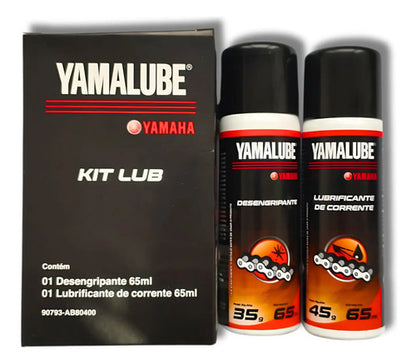 Kit Desengripante e Lubrificante de Corrente Yamalube 65 ml