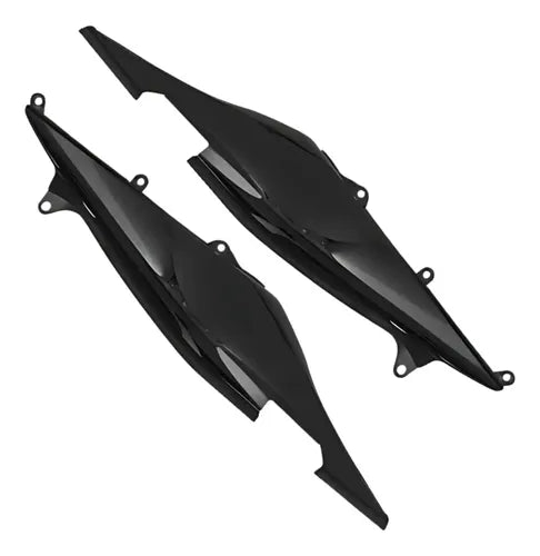 Par de Rabetas Laterais Paramotos Honda Cb 300r 2009 a 2012 Preto Brilhante