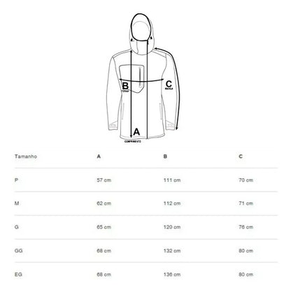 Casaco Jaqueta Neoprene Jetski Surf Kitesurf Inverno