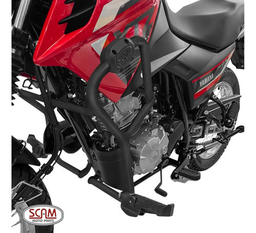 Protetor de Motor com Pedaleira Scam Yamaha Crosser 150 2014 a 2024