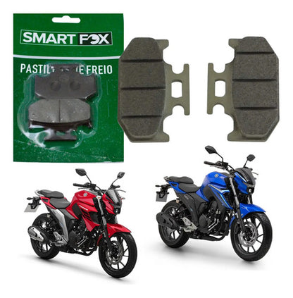 Pastilha de Freio Traseira Smartfox Yamaha Crosser 150 Fazer Fz25 Lander 250