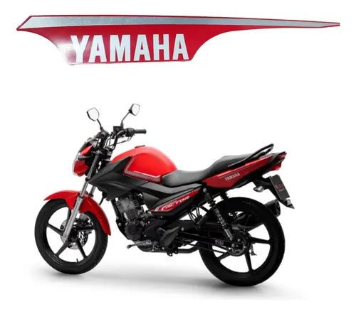 Adesivo da Rabeta Traseira Esquerda Yamaha Factor 150 2019 a 2024 Vermelho