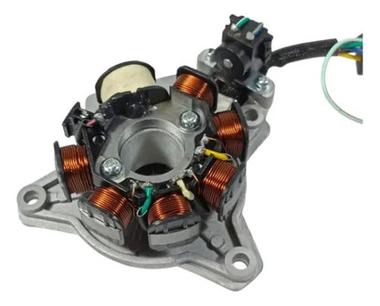 Magneto Estator com Base e Bobina de Pulso Magnetron Honda Cg 125 Titan Today 1992 a 2000