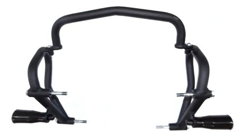Protetor de Motor com Slider Chapam Yamaha Mt-09 2014 a 2025 Preto Fosco