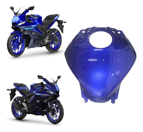 Capa do Tanque Central Yamaha Yzf-R3 2021 a 2025 Azul