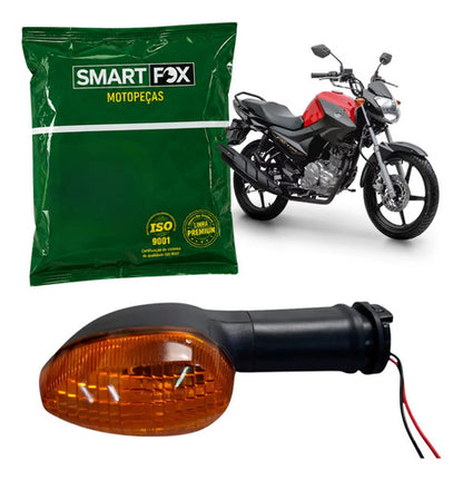 Pisca Dianteiro Direito ou Traseiro Esquerdo Smartfox Yamaha Factor Xtz 125 Factor Fazer 150 Âmbar