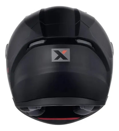 Capacete ASX City SV Solid com Óculos Solar Interno Preto Grafite Fosco