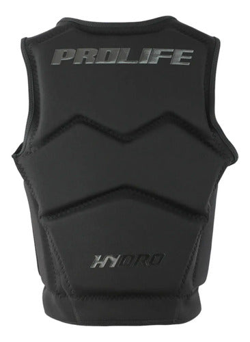 Colete Salva Vidas Homologado Hydro Prolife Tecnológico Slim Preto