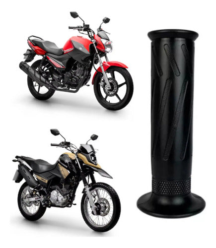 Manopla Esquerda Yamaha Factor 125 Crosser Factor Fazer 150 Preto
