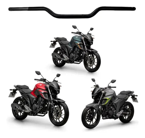 Guidão Yamaha Fazer Fz25 250 2022 a 2025 Preto