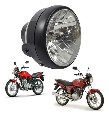 Farol Bloco Óptico com Lâmpada Smartfox Honda Cg 150 Titan Fan 2004 a 2013