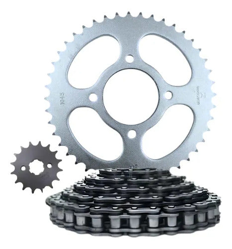 Kit Relação Iron sem Retentor Haojue Dk 150 2017 a 2024 428H 120L 44/14T