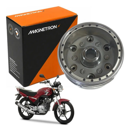 Volante do Magneto Partida Elétrica Magnetron Yamaha Factor 125 2002 a 2005 Xtz 125 2003 a 2005