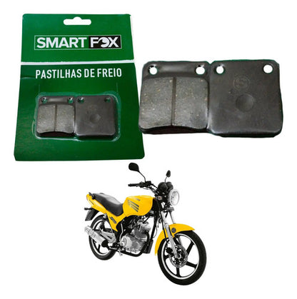 Pastilha de Freio Dianteira Smartfox Honda Cg 125 150 Titan Cbx 150 Aero 200 Strada Dafra Speed 150