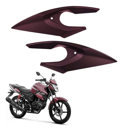 Bananinha Par de Carenagens Laterais do Farol Paramotos Yamaha Fazer 150 2016 a 2018 Magenta
