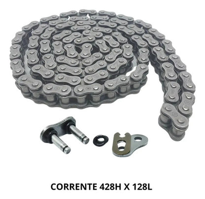 Kit Relação Smartfox com Retentor Honda Bros 160 Xre 190 428OH 128L 48/16T