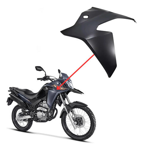 Par de Guias de Ar Abas do Tanque Paramotos Honda Xre 300 2019 em diante Cinza