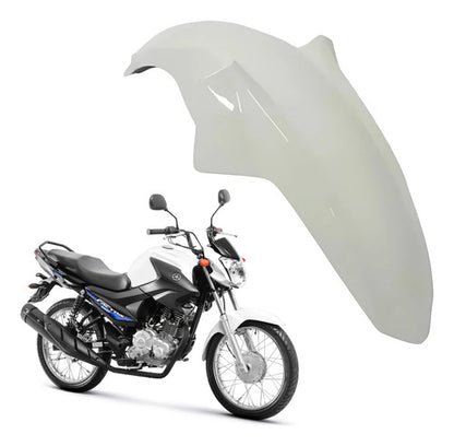 Paralama Dianteiro Paramotos Yamaha Factor 125 150 2016 a 2022 Branco Brilhante