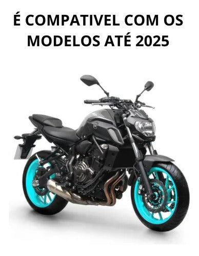 Protetor de Motor Stunt Race Cage Yamaha Mt-07 2015 a 2026 Preto Fosco