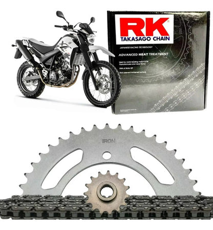 Kit Relação RK com Retentor Yamaha Xt 660r 2005 em diante 520 110L 45/15T