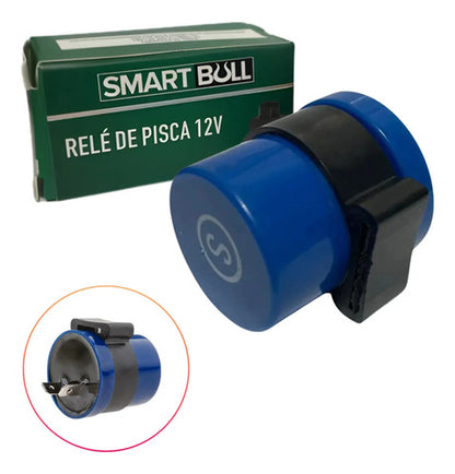 Relé de Pisca Redondo Smartfox Universal 12V 2 Pinos