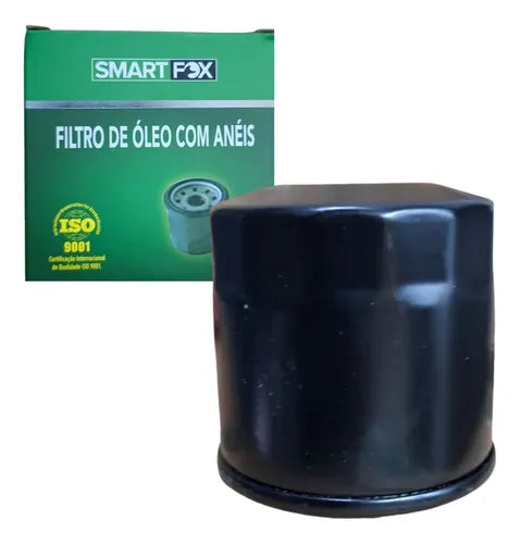 Filtro de Óleo com Anel de Vedação Smartfox Honda Cb 500f Cb 500x Cb 650r Yamaha Mt-03