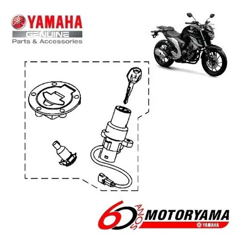 Conjunto de Travas Yamaha Fazer Fz25 250 2018 a 2025