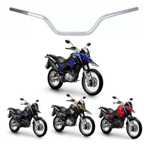 Guidão Yamaha Crosser 150 2023 a 2025 Prata