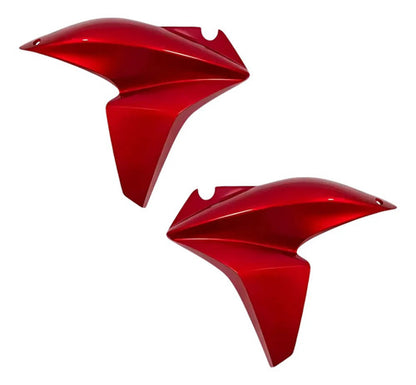 Par de Abas do Tanque Paramotos Honda Xre 300 2013 a 2015 Vermelho