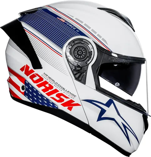 Capacete Escamoteável Norisk Force II Grand Prix USA com Óculos Solar Interno