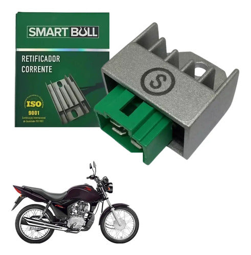 Regulador Retificador Smartfox Honda Pop Biz 100 Cg Biz Bros 125 Fan Cg Bros 150 Titan 12V