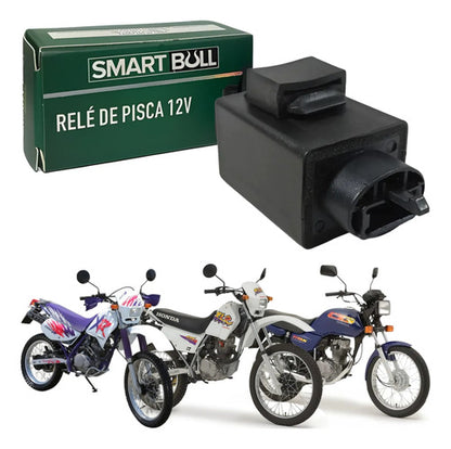 Relé de Pisca Smartfox Honda Cg Xlr 125 Titan Xr 200r 12V 2 Pinos