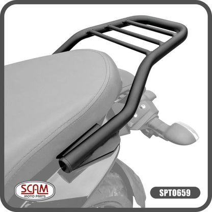 Suporte de Baú Bagageiro Scam Yamaha Fazer Fz15 150 2023 em diante