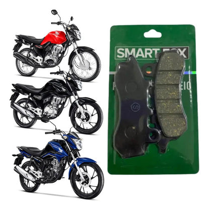 Pastilha de Freio Dianteira Smartfox Honda Cg 160 Titan Fan Start Cargo 2018 a 2025