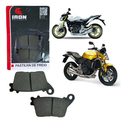 Pastilha de Freio Traseira Iron Honda Cb 600f Hornet 2008 a 2010