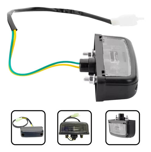 Luz de Placa Smartfox Honda Bros 150 160 Xre 190 300