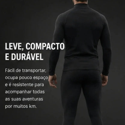 Calça Térmica Segunda Pele Curtlo Thermoskin Masculina Preto