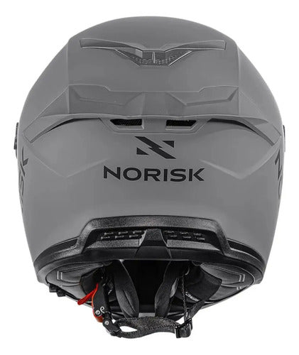 Capacete Norisk Rock Solid com 2 Viseiras e Óculos Solar Interno Cinza Fosco