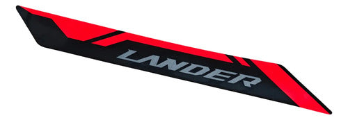 Adesivo da Tampa Lateral Direita Yamaha Lander 250 2025 Preto