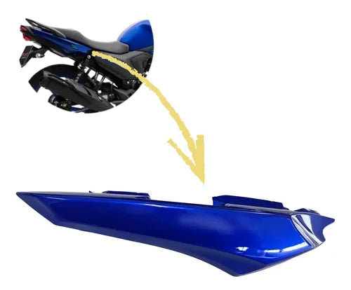 Rabeta Lateral Direita Yamaha Factor Dx 150 2025 Azul Metálico