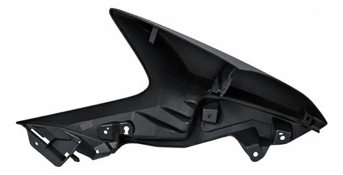 Aba do Tanque Esquerda Yamaha Factor Dx 150 2025 em diante Preto Fosco