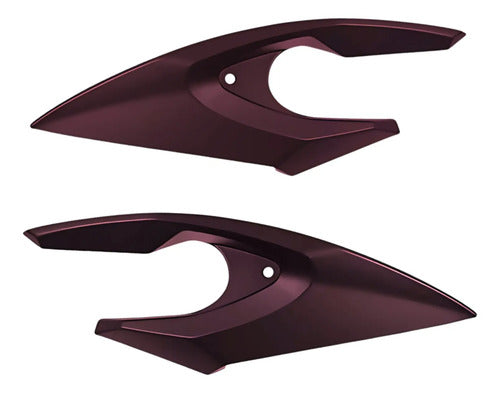 Bananinha Par de Carenagens Laterais do Farol Paramotos Yamaha Fazer 150 2016 a 2018 Magenta