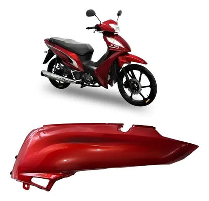 Rabeta Lateral Direita Iron Shineray Jet 50 2012 a 2019 Vermelho